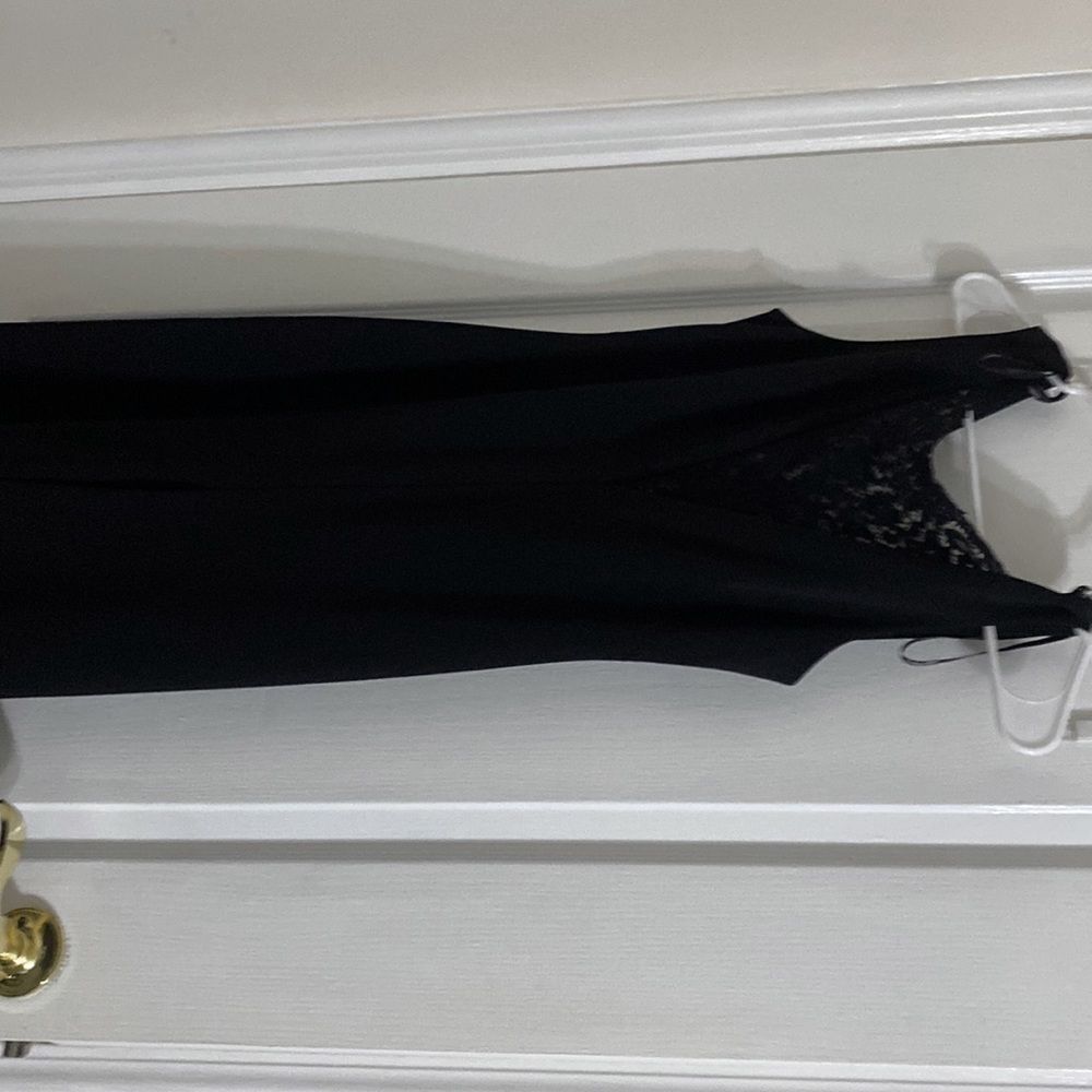 Womans Calvin Klein long little flare jumpsuit size 6